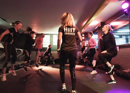 People working out at the Tribe HIIT Club Hove